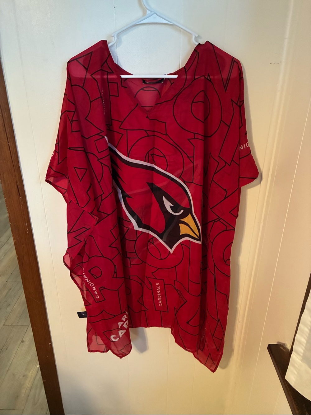 Arizona Cardinals womans Red Poncho Top